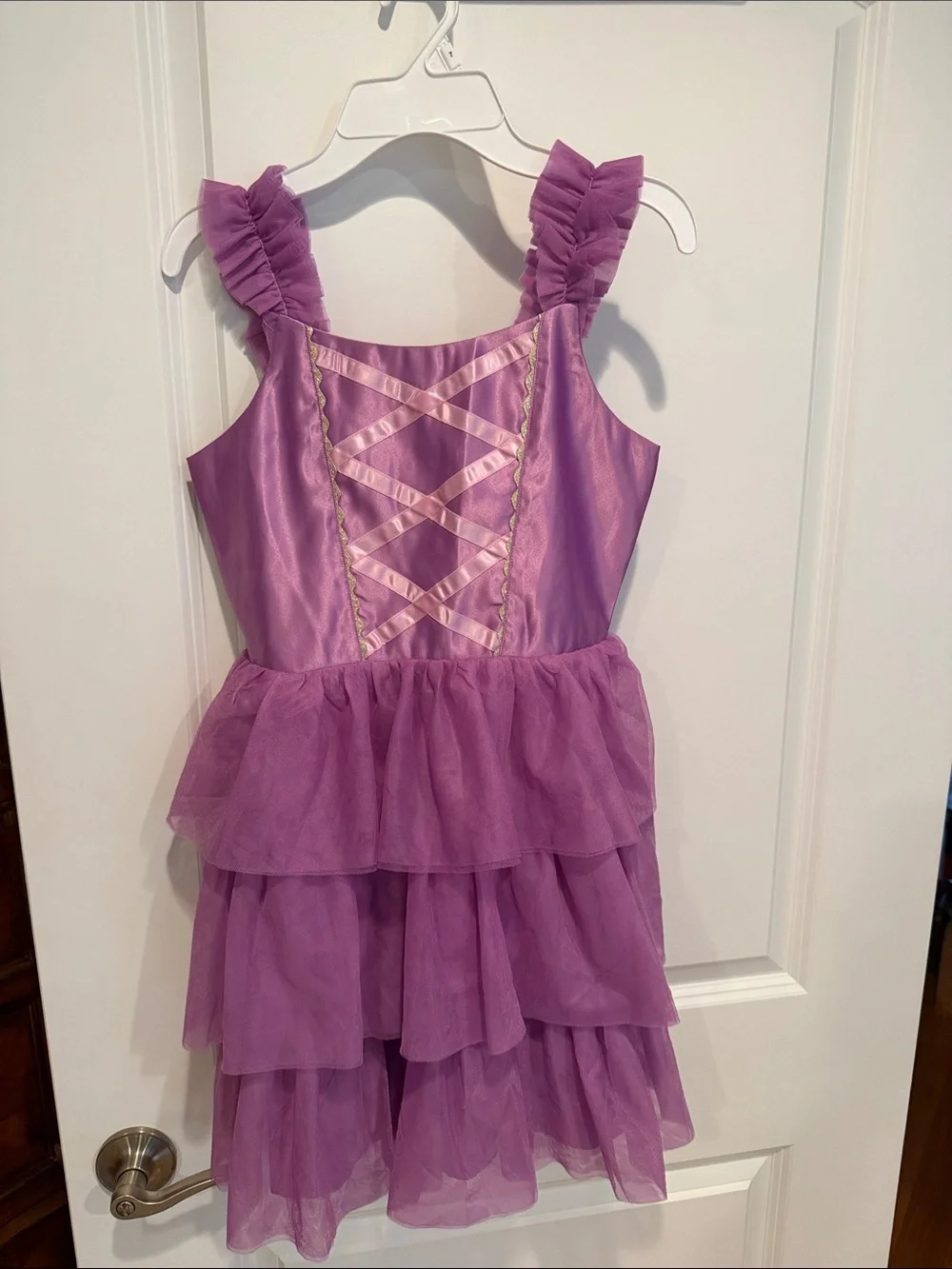 Janie and Jack Disney Lavender Ruffled Tulle Costume Dress